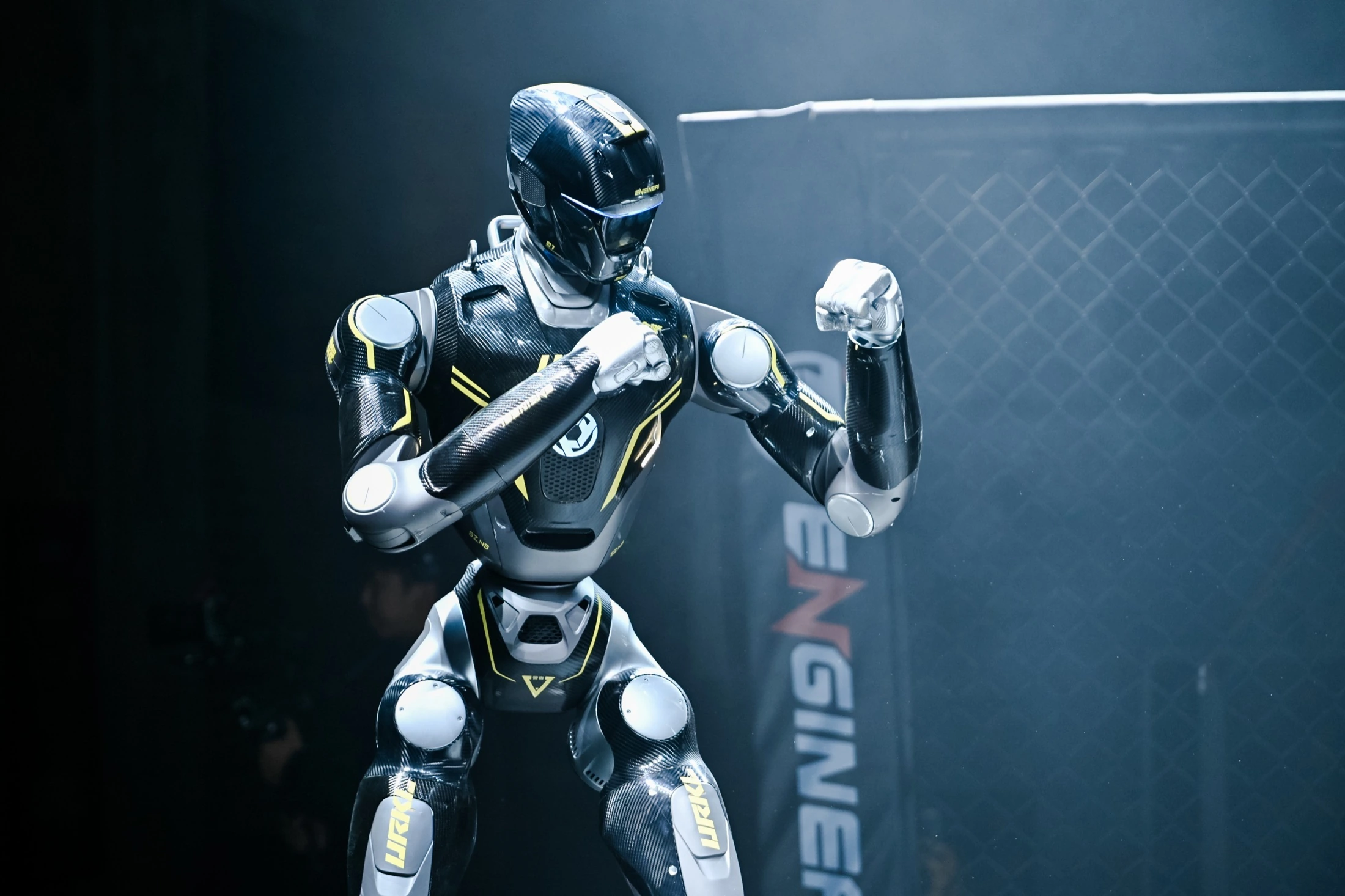 URKL fighter holding a boxing guard
